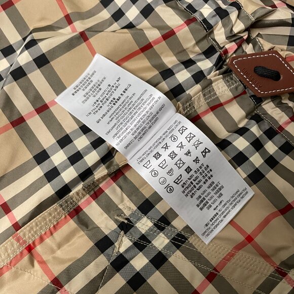 Burberry Plaid Pattern Outerwear Jacket Women Beige Jackets & Coats - Picture 10 of 10